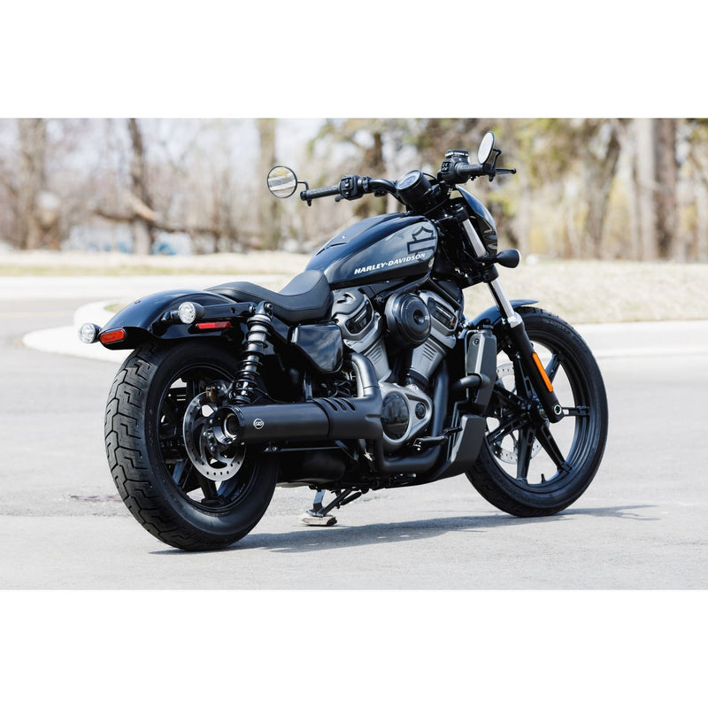 S&S CYCLE Grand National Nightster black 4.5" Slip-On muffler for '22-'25 Nightster - 550-1074