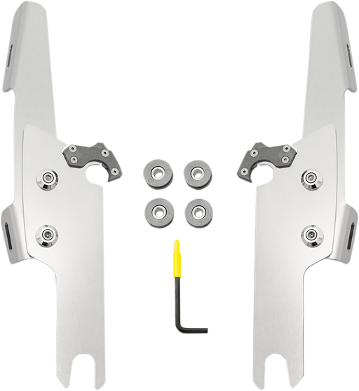 MEMPHIS SHADES Fats/Slim Mounting Kit - Polished - FLRT 2015-2020 - MEK2017 - PartsOutlet.com.au