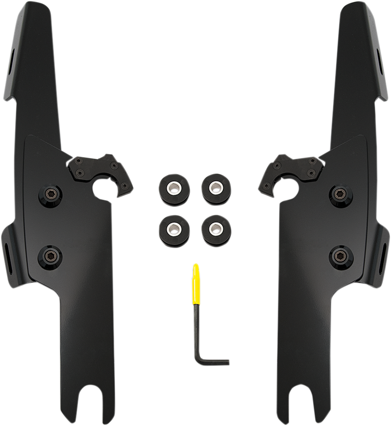 MEMPHIS SHADES Fats/Slim Mounting Kit - Black - FLRT 2015-2020 - MEB2017 - PartsOutlet.com.au
