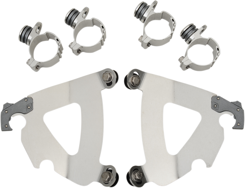 MEMPHIS SHADES Road Warrior Mounting Kit - Polished - FXDWG 1980-2013 - MEK2030 - PartsOutlet.com.au