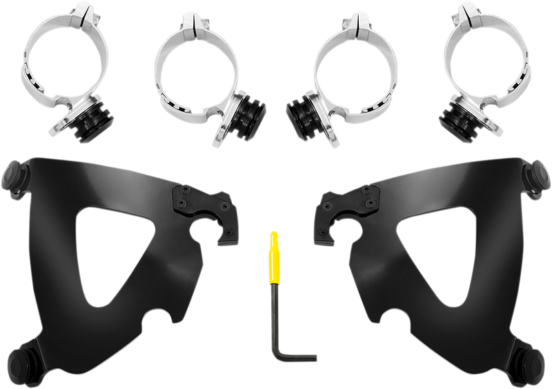 MEMPHIS SHADES Road Warrior Mounting Kit - Black - FXLR 2018-2020 - MEB2035 - PartsOutlet.com.au