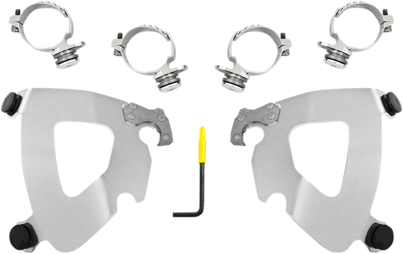 MEMPHIS SHADES Gauntlet Mounting Kit - Polished - FXLR 2018-2021 - MEK2033 - PartsOutlet.com.au
