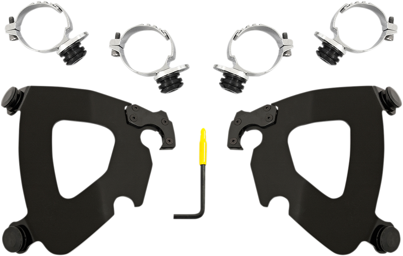 MEMPHIS SHADES Gauntlet Mounting Kit - Black - FXLR 2018-2021 - MEB2033 - PartsOutlet.com.au