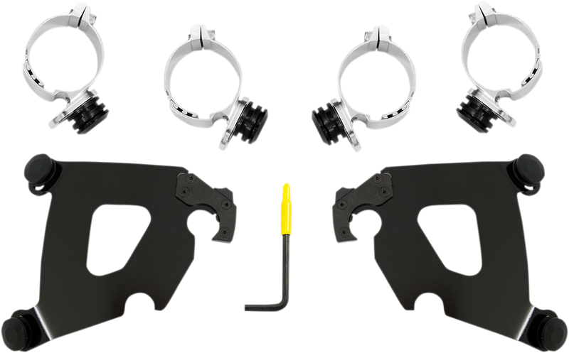 MEMPHIS SHADES Cafe Mounting Kit - Black - FXLR 2018-2021 - MEB2034 - PartsOutlet.com.au