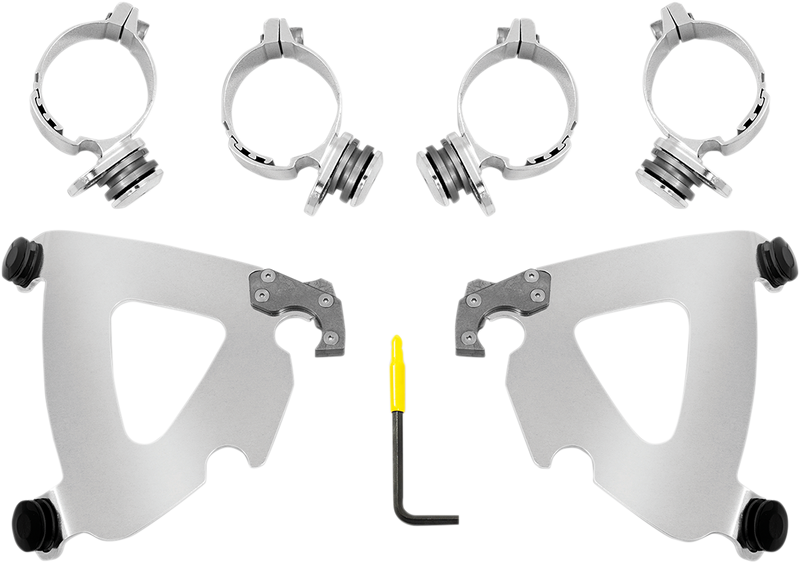 MEMPHIS SHADES Road Warrior Mounting Kit - Polished - FXLR 2018-2020 - MEK2035 - PartsOutlet.com.au