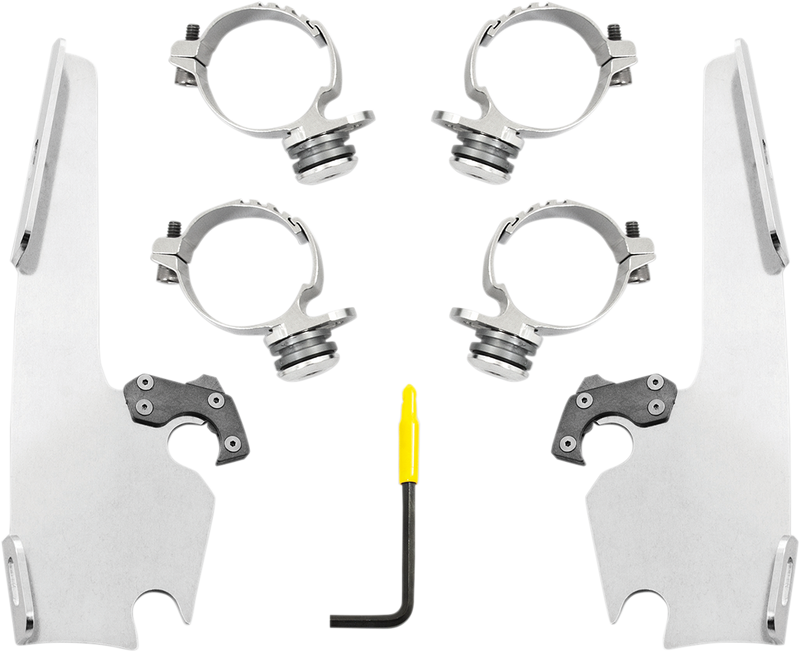 MEMPHIS SHADES Batwing - Mounting Kit - Polished - 2018-2020 FXLR - MEK2036 - PartsOutlet.com.au