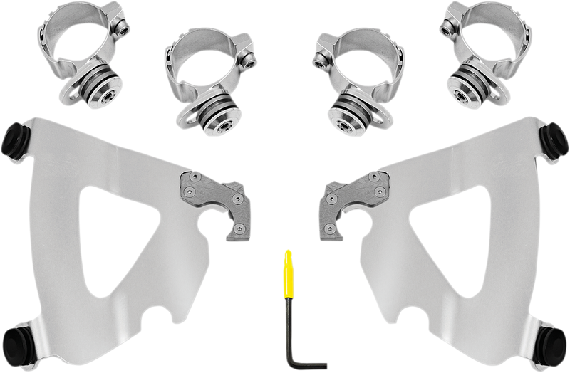 MEMPHIS SHADES Road Warrior Mounting Kit - Polished - FXD 1973-2020 - MEK2038 - PartsOutlet.com.au