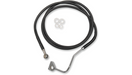 DRAG SPECIALTIES Brake Line - Front - Harley-Davidson 2014-2022 - ABS 614220-BLK - PartsOutlet.com.au