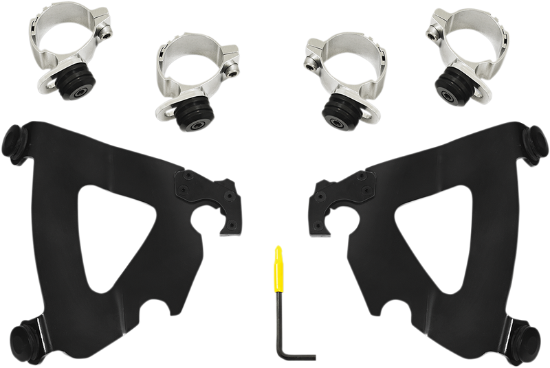 MEMPHIS SHADES Road Warrior Mounting Kit - Black - FXD 1973-2020 - MEB2038 - PartsOutlet.com.au