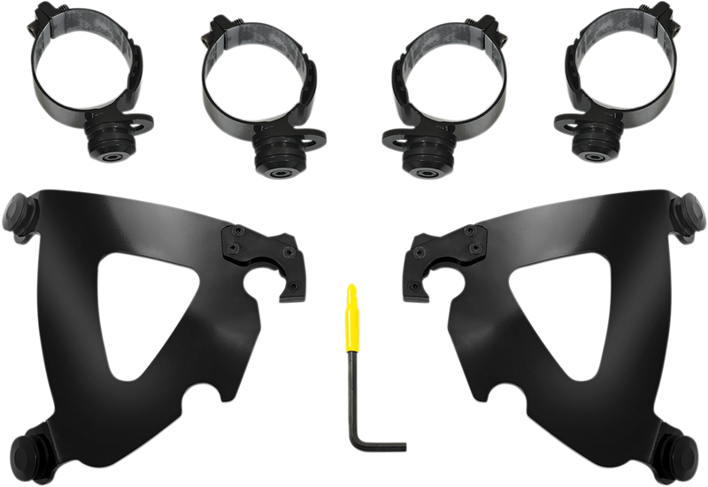 MEMPHIS SHADES Road Warrior Mounting Kit - Black - FXLRS & FLSB 2018-2024 - MEB2043 - PartsOutlet.com.au