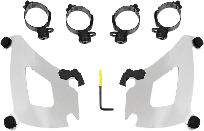 MEMPHIS SHADES Bullet Mounting Kit - Polished - Harley-Davidson FLSB 2018-2024 - MEK2045 - PartsOutlet.com.au