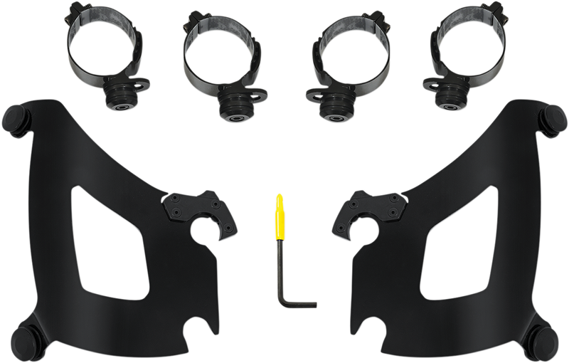MEMPHIS SHADES Bullet Mounting Kit - Black - Harley-Davidson FLSB 2018-2024 - MEB2045 - PartsOutlet.com.au