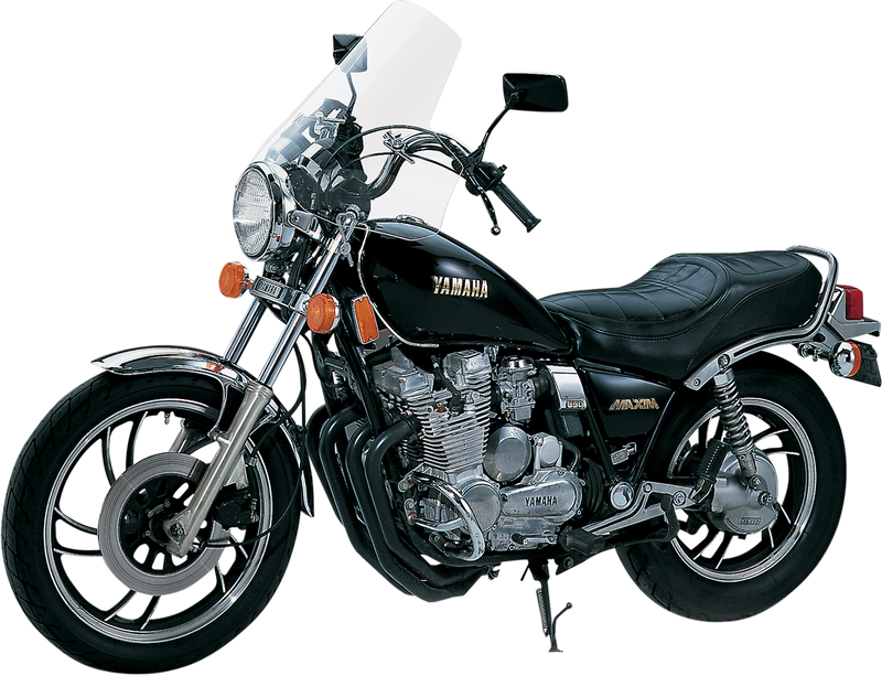 MEMPHIS SHADES Malibu Windshield - Clear - Honda/Kawasaki/Suzuki/Yamaha - MEM2310 - PartsOutlet.com.au