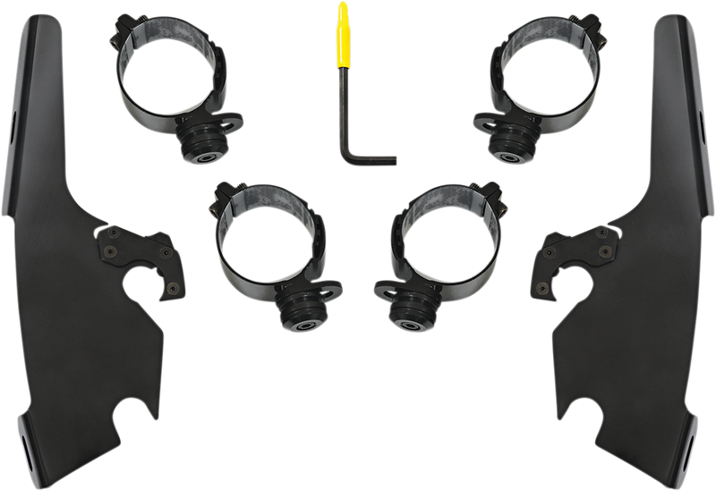 MEMPHIS SHADES Fats/Slim Mounting Kit - Black - FLFB 2018-2021 - MEB2046 - PartsOutlet.com.au