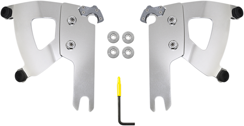 MEMPHIS SHADES Road Warrior Mounting Kit - Polished - FLHR 1994-2022 - MEK2039 - PartsOutlet.com.au