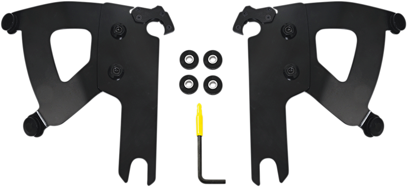 MEMPHIS SHADES Road Warrior Mounting Kit - Black - FLHR 1994-2022 - MEB2039 - PartsOutlet.com.au