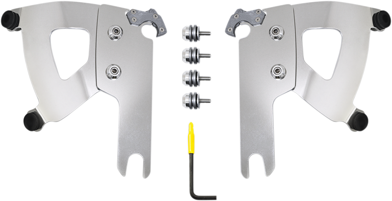 MEMPHIS SHADES Road Warrior Mounting Kit - Polished - FLHRS/XS 2004-2019 - MEK2040 - PartsOutlet.com.au