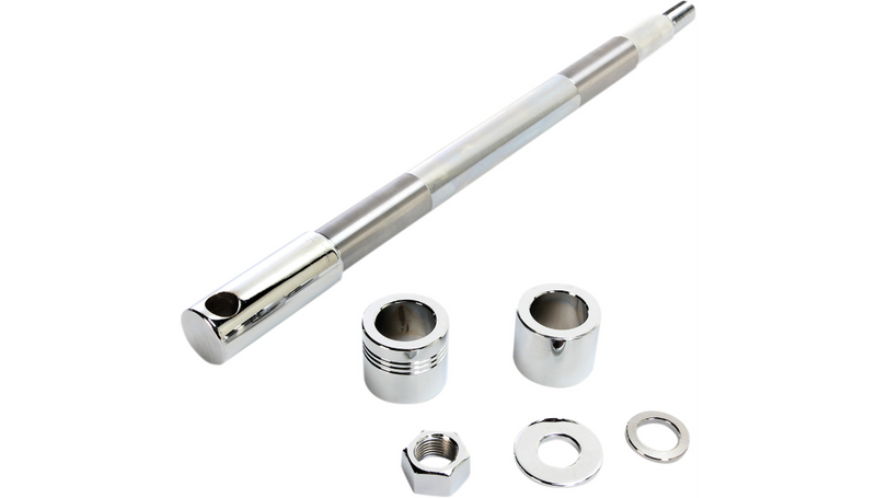 DRAG SPECIALTIES Axle - Front - Kit - Chrome - '00-'06 FXST - 16-0317NU