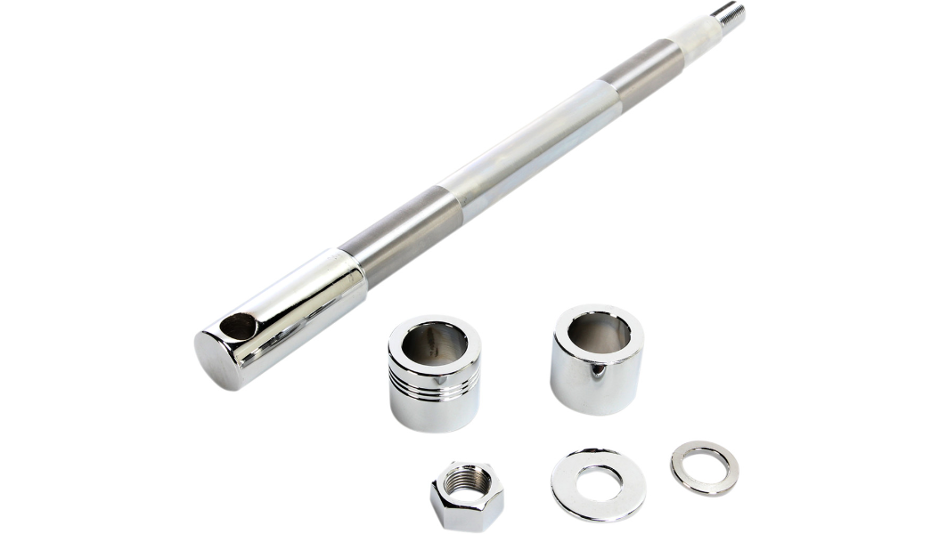 DRAG SPECIALTIES Axle - Front - Kit - Chrome - '00-'06 FXST 16-0317NU