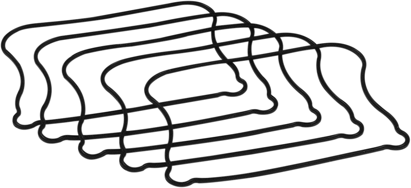 JAMES GASKET Lower Rocker Cover - 5 Pack - XL '86-'90 - JGI-17353-86-A