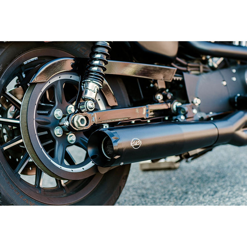 S&S CYCLE SUPERSTREET 2-1 for 2014–2022 SPORTSTER® MODELS–Black 550-0952A - PartsOutlet.com.au