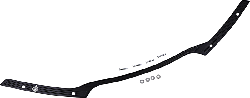 KLOCK WERKS Windshield Trim - KERF - Road Glide 2015-2023 - Black w Contrast Logo KWW-01-0574 - PartsOutlet.com.au