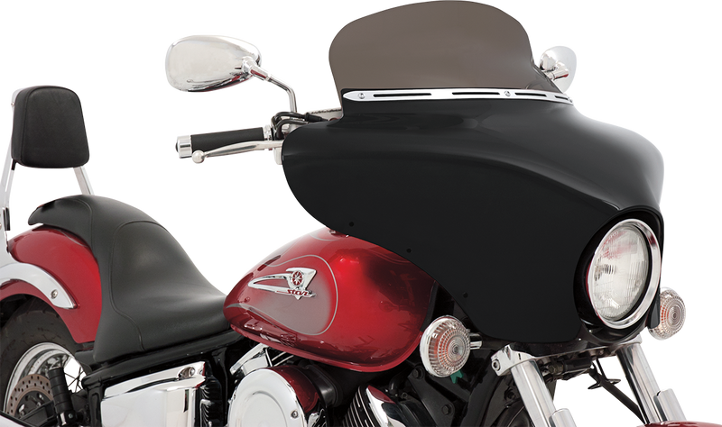 MEMPHIS SHADES Fairing Windshield Trim - Stainless Steel - Polished MEM0911 - PartsOutlet.com.au