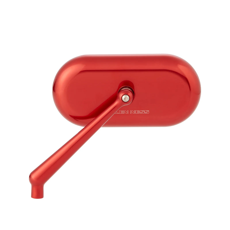 ARLEN NESS FORGED OVAL MIRRORS, RED - LEFT - 13-176 - PartsOutlet.com.au