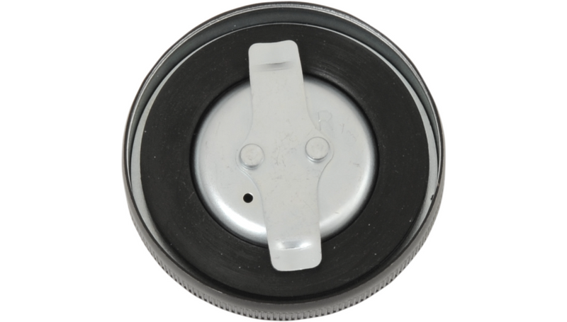DRAG SPECIALTIES Vented Gas Cap - Harley-Davidson 1958-1973 - Gloss Black 012760 - PartsOutlet.com.au