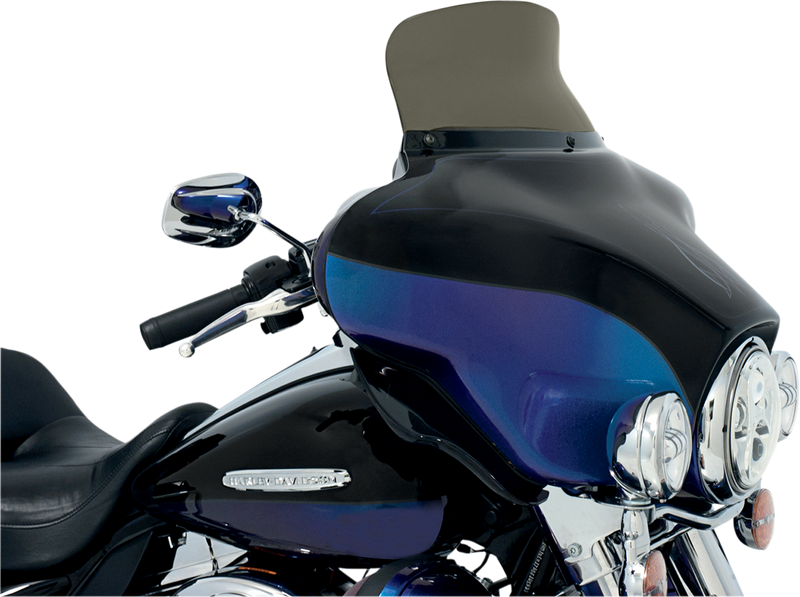 MEMPHIS SHADES Spoiler Windshield - 6-1/2" - Smoke - FLH '96-'13 - MEP8581
