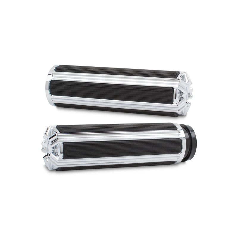 ARLEN NESS 10-GAUGE® COMFORT GRIPS, CHROME - FLY-BY-WIRE (TBW) - 07-119 - PartsOutlet.com.au