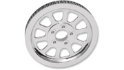 DRAG SPECIALTIES Chrome Rear Pulley - 66-Tooth - Harley-Davidson 2007-2017 - 191312 - PartsOutlet.com.au