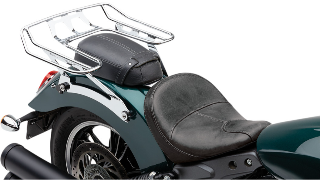 COBRA Detachable Wrap Around Rack - Chrome - Indian Scout 2015-2020 - 502-2612 - PartsOutlet.com.au