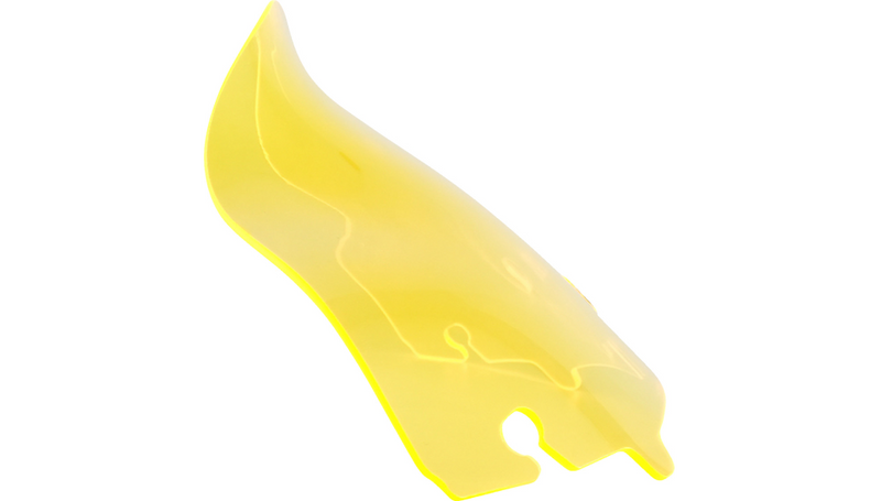 KLOCK WERKS Kolor Flare Windshield - 6.5" - Yellow Ice - FLH '14-'25 - KWW-01-0644