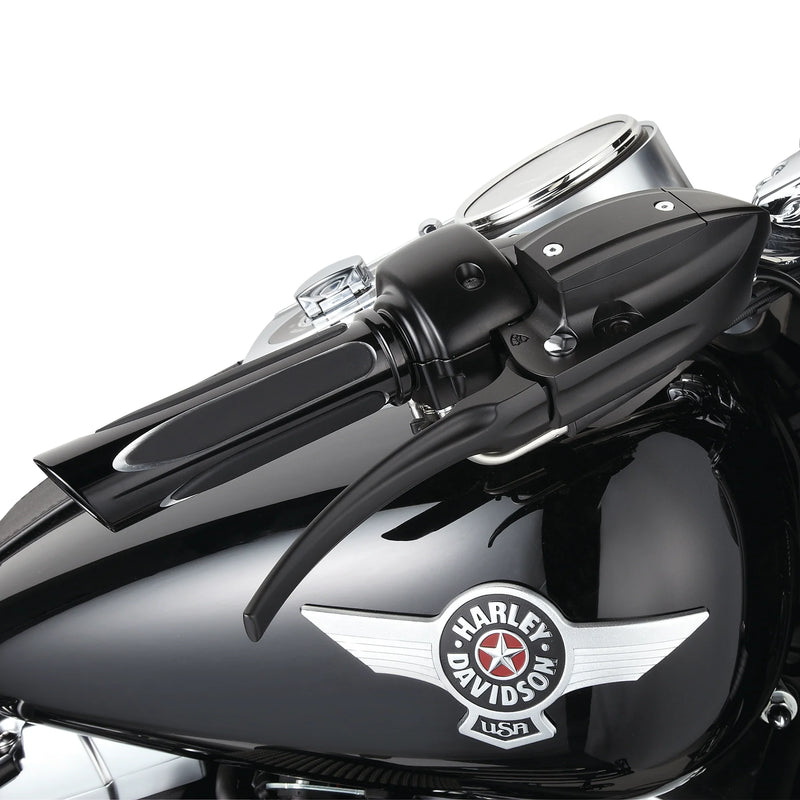ARLEN NESS Grips - Comfort - Deep Cut - TBW - Black - 24-later FLHX / FLTRX - 500-069 - PartsOutlet.com.au