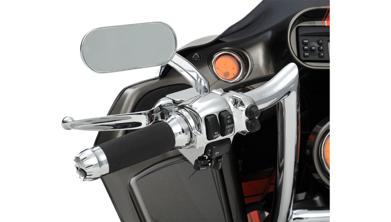DRAG SPECIALTIES Don Hotop Oval Mirror - 5-1/4" - 19010026