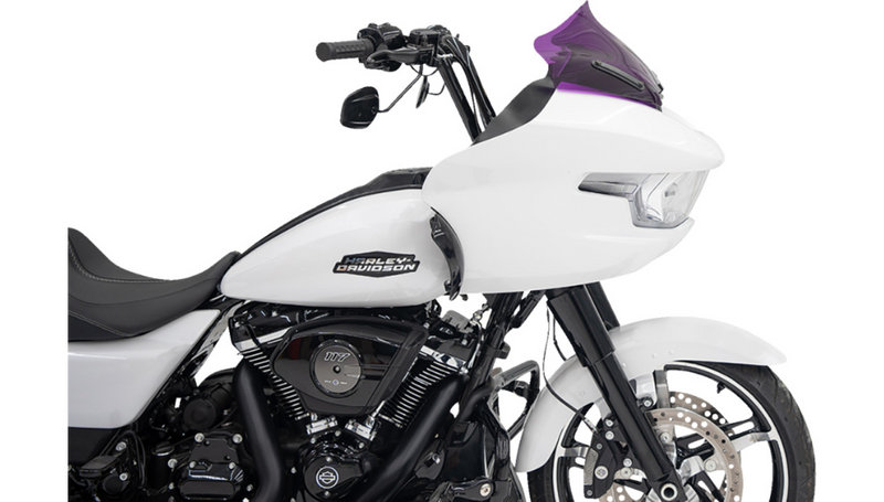 KLOCK WERKS Kolor Flare Windshield - 10" - Purple - FLTR 2024+ - KWW-01-0720