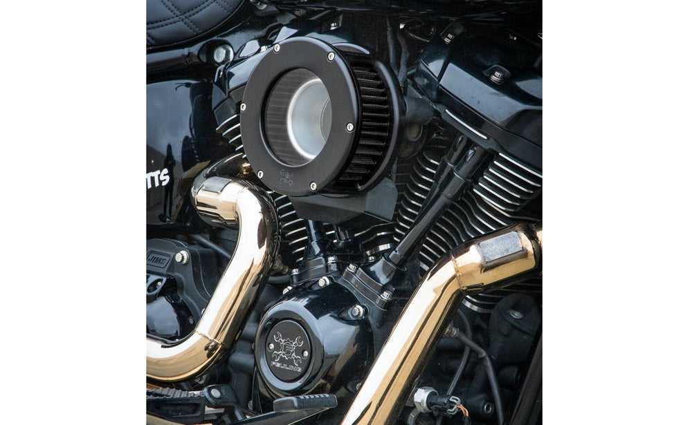 FEULING OIL PUMP CORP. Air Cleaner - BA Series - Black - Clear Cover - Black - Harley-Davidson 2017-2022 - M8 5534