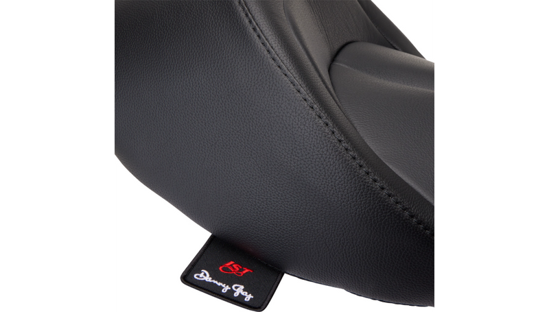 DANNY GRAY BigIST Solo Seat - Black Leather - XL '04-'17 - FA-DGE-0274 - PartsOutlet.com.au