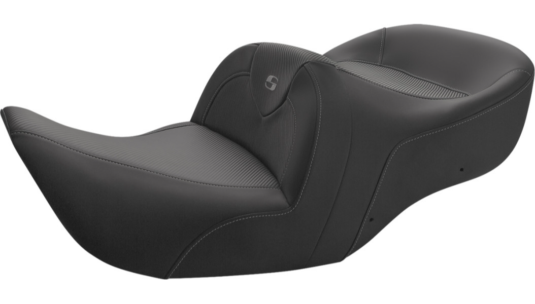 SADDLEMEN Road Sofa Seat - Carbon Fiber - Honda GL '01-'10 - H01-07-185 - PartsOutlet.com.au