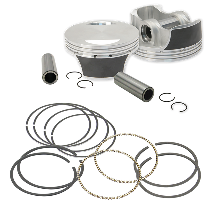 S&S CYCLE S&S 106" Forged Stroker Pistons for 1999-'16 HD® Big Twins - +.020" - 92-1212