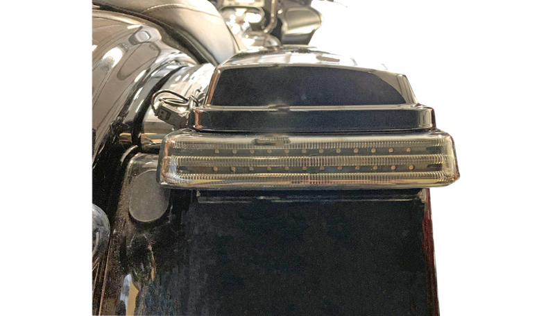 CUSTOM DYNAMICS Saddlebag Lights - BCM - Black/Smoke - FL '14-'25 - PB-SB-BCM-BS