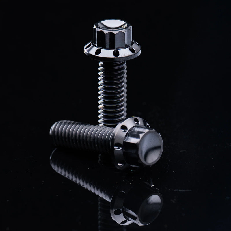 ARLEN NESS Bolt Kit - Cam Cover/Point Cover - Titanium - 12-Point - Black - Harley-Davidson '99-'17 - 300-987