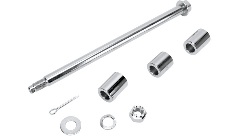 DRAG SPECIALTIES Axle - Rear - Kit - Chrome - '00-'05 Dyna 16-0401-BC520H - PartsOutlet.com.au