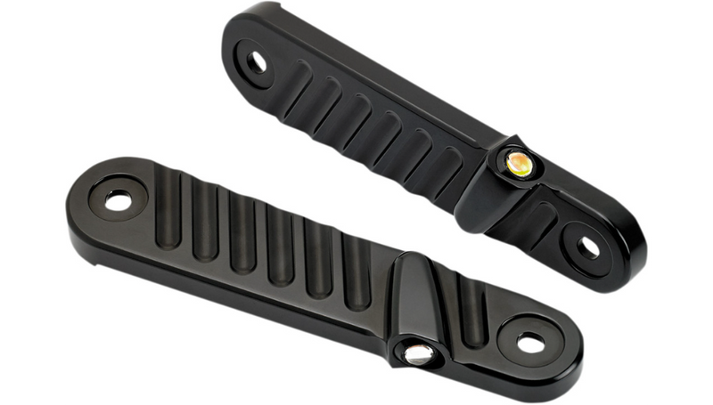 JOKER MACHINE Streamliner Turn Signals - Finned - Black - '14-'20 FL - 05-210-1 - PartsOutlet.com.au
