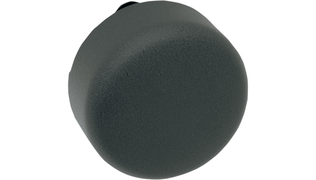 DRAG SPECIALTIES Round Horn Cover - Harley-Davidson 1986-2024 - Black Wrinkle 76705W - PartsOutlet.com.au