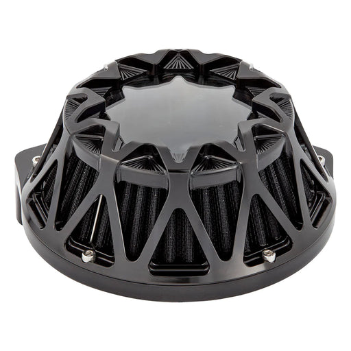 ARLEN NESS CROSS FIRE AIR CLEANER, ALL BLACK - 91-up XL SPORTSTER - 600-045 - PartsOutlet.com.au