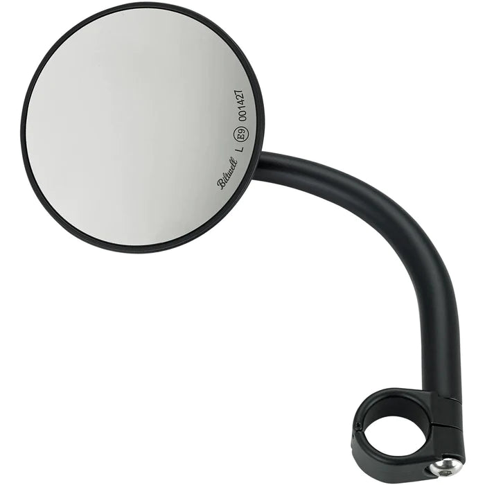 BILTWELL Clamp-On Utility Mirror - Round - Black 6503-578-131