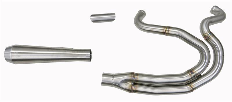 BASSANI XHAUST High Horsepower 2:1 Exhaust - Stainless Steel - '91-'17 FXD - 1D3SS - PartsOutlet.com.au