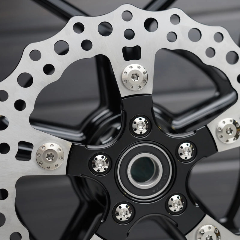 ARLEN NESS Bolt Kit - Holeshot/Rotor/Front - Spoke Mount - Polished - 5 Pack - '14-'23 FLT - 300-906 - PartsOutlet.com.au